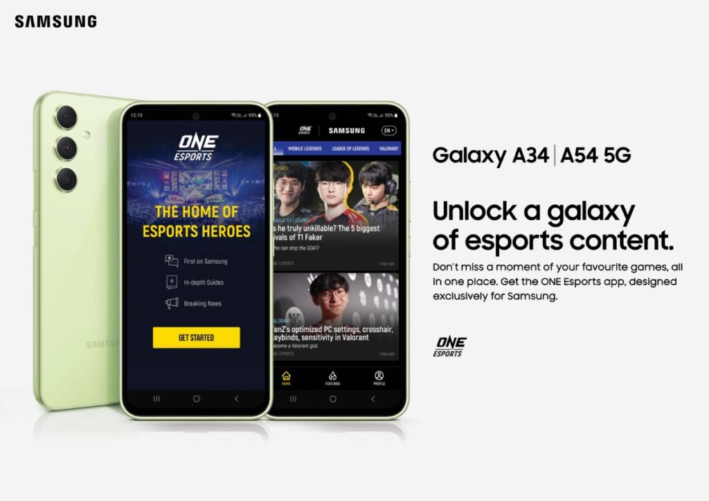 ONE Esports Mobile App Launches Exclusively on Samsung Galaxy Devices in Southeast Asia