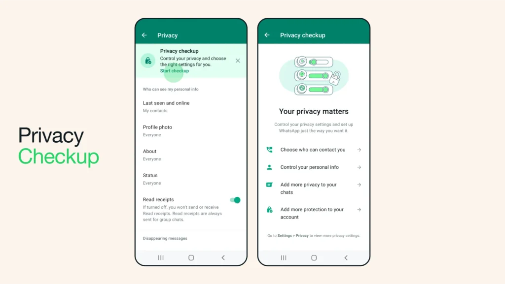 New Privacy Features: Silence Unknown Callers and Privacy Checkup