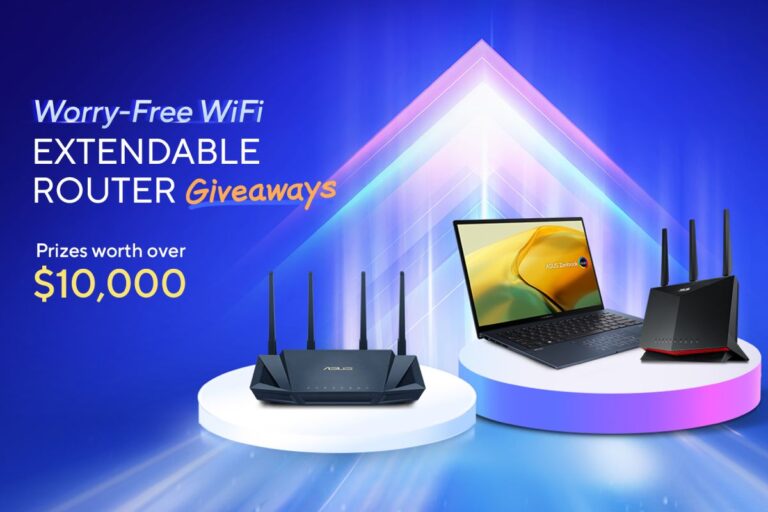 ASUS Launches Worry-Free WiFi Extendable Router Giveaway CampaignWith Prizes Worth Over $5,000