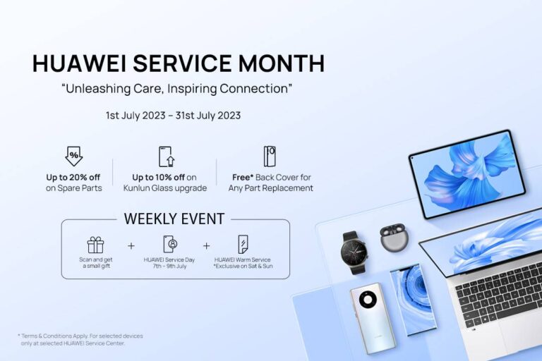 From Old to New – HUAWEI Service Month Gives Your HUAWEI Device a New Life