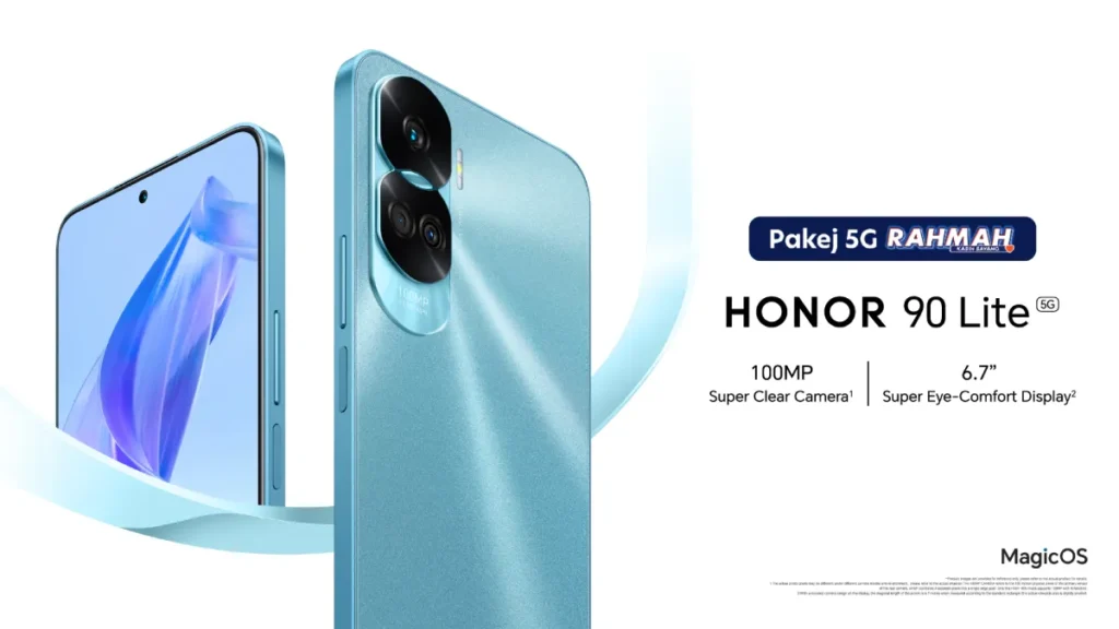 Pakej 5G Rahmah with HONOR 90 Lite 5G: Experience 5G Connectivity at Affordable Price