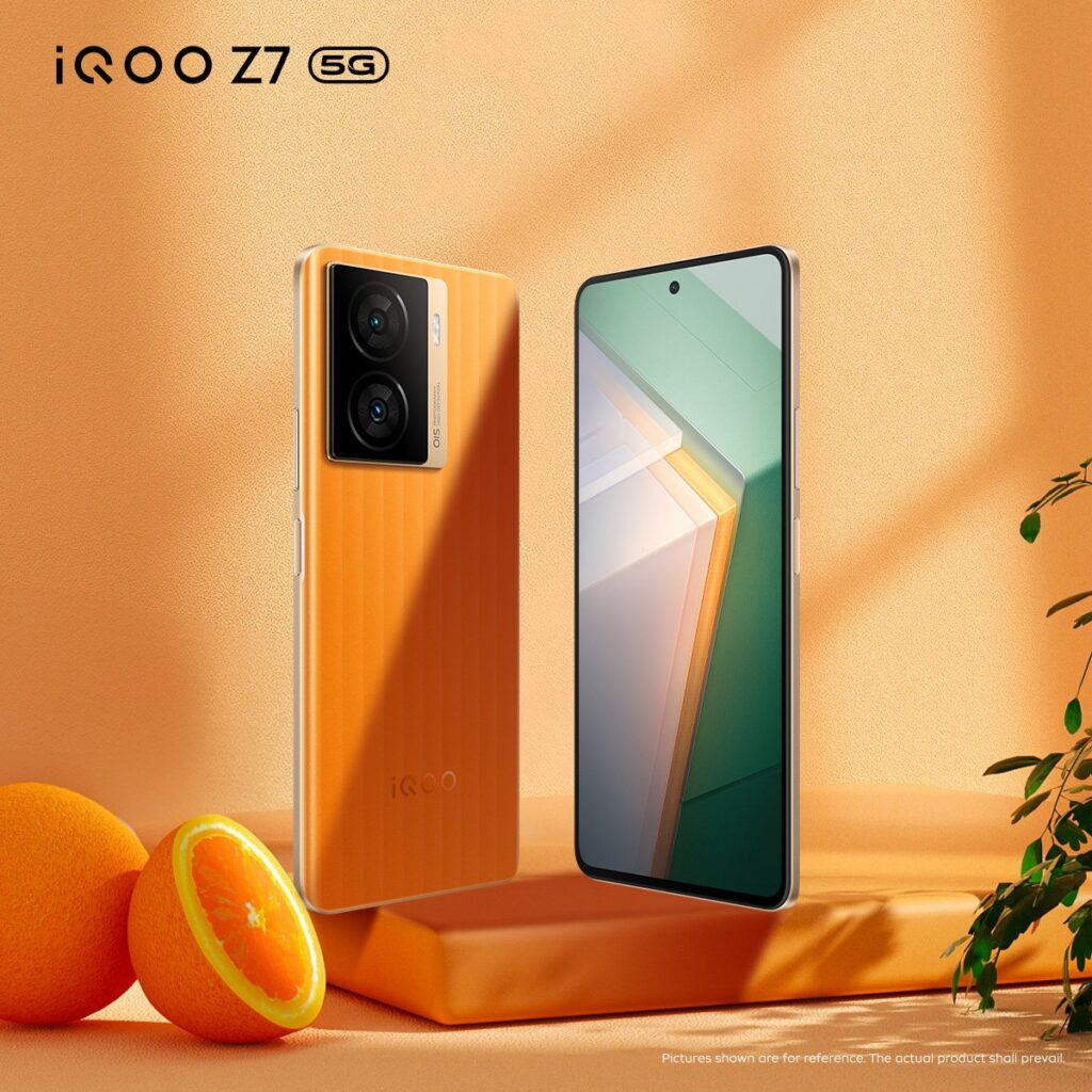 Discover iQOO Z7's Limited Edition Supernova Orange 