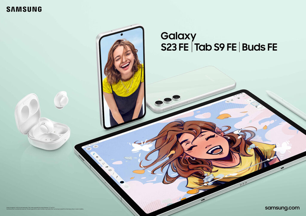 The Synergy Duo: Galaxy Tab S9 FE and Galaxy Buds FE