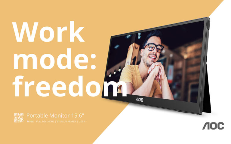 AOC Introduces the T3 Series: The Ultimate Portable Monitor for Work Mode Freedom