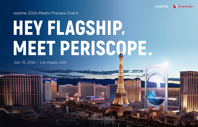 realme Teases Periscope Telephoto Camera at CES 2024