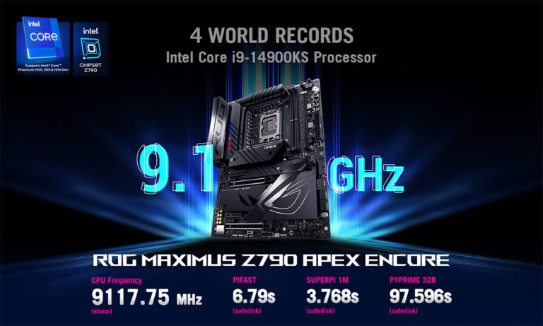 World Records Crushed! ASUS Unveils Powerhouse ROG Maximus Z790 Apex Encore