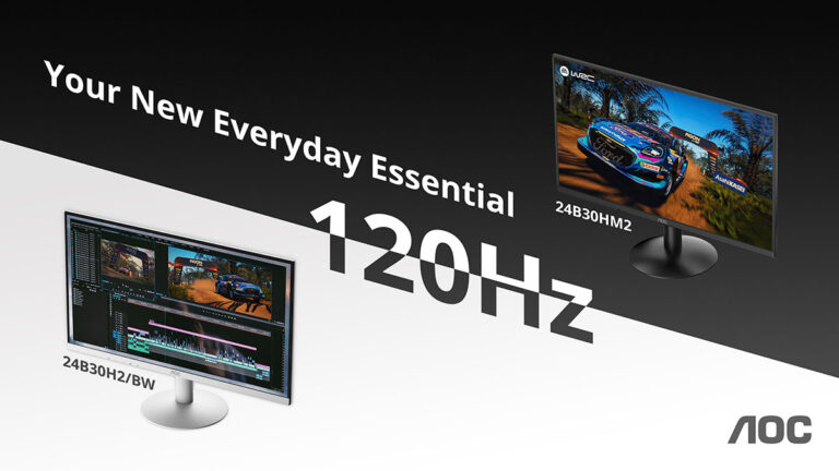 AOC B Series Monitors Deliver Next-Level Home Entertainment