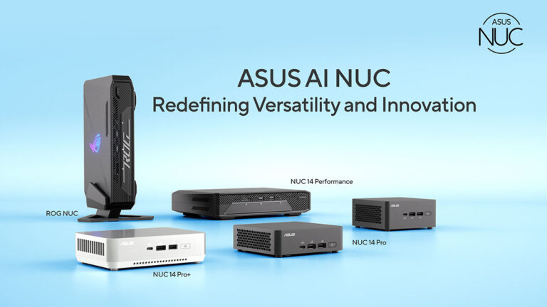 Experience Next-Gen Computing with ASUS NUC Series Powered by AI