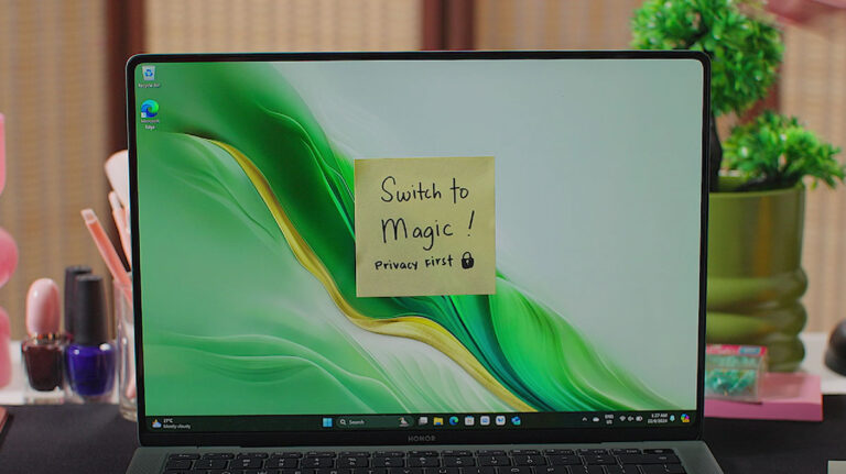HONOR MagicBook Art 14 Redefines Privacy with Detachable AI Magnetic Camera