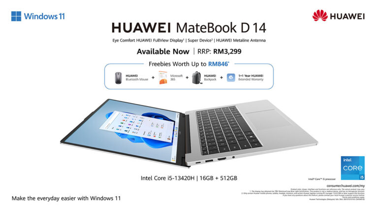 HUAWEI’s Latest Laptop, MateBook D 14 2024 is Here