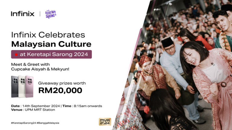 Join INFINIX at Keretapi Sarong for Malaysia Day