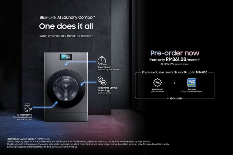 Save Time and Energy with Samsung’s AI Laundry Combo