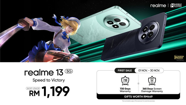 realme 13 5G: Grab Yours Starting 1st November for RM1,199