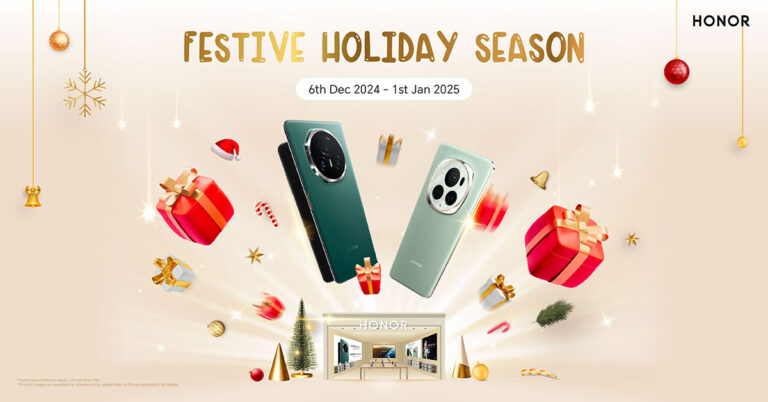 Celebrate the Holidays with HONOR Magic: Big Discounts and Freebies Worth RM1,898
