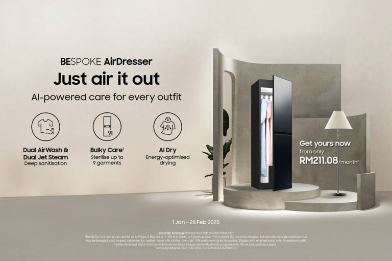 Keep Your Clothes Looking Their Best with Samsung BESPOKE AirDresser