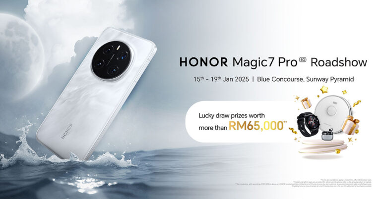 Win Exciting Prizes at the HONOR Magic7 Pro Roadshow in Sunway Pyramid