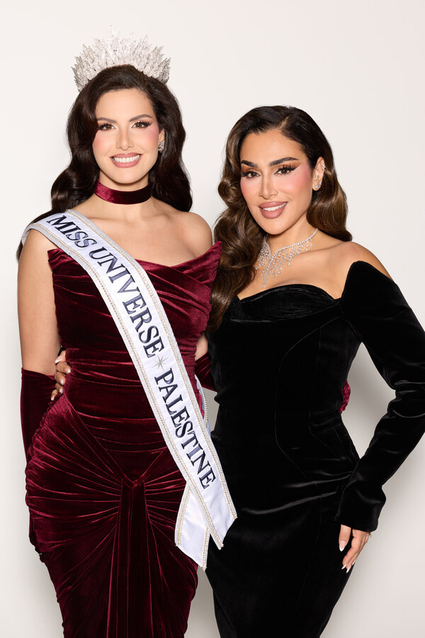 HUDA BEAUTY JOINS FORCES WITH MISS UNIVERSE PALESTINE, NADEEN AYOUB, AS OFFICIAL SPONSOR FOR HER PARTICIPATION IN THE MISS UNIVERSE HUDA BEAUTY JOINS FORCES WITH MISS UNIVERSE PALESTINE, NADEEN AYOUB, AS OFFICIAL SPONSOR FOR HER PARTICIPATION IN THE MISS UNIVERSE