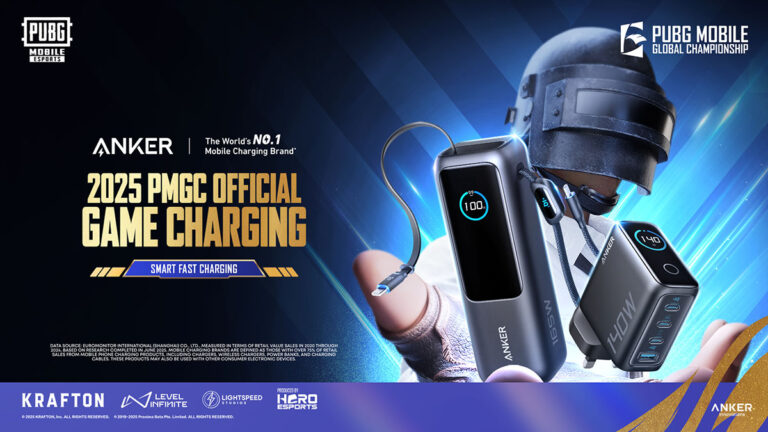Anker Innovations is the Official Gaming Charging Partner for the 2025 PUBG MOBILE Global Championship
