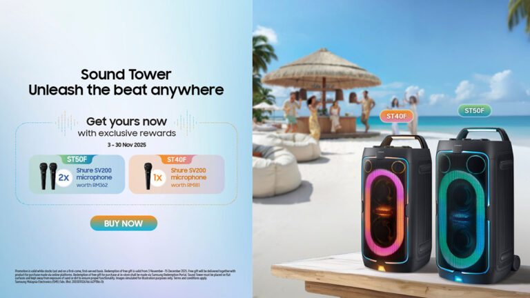 Get Ready to Party as The Samsung Sound Tower 2025 is Now Available in Malaysia