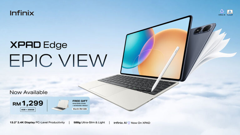 Infinix Enters the Large-Tablet Market with the XPAD Edge, a 13.2-inch AI-Ready Powerhouse