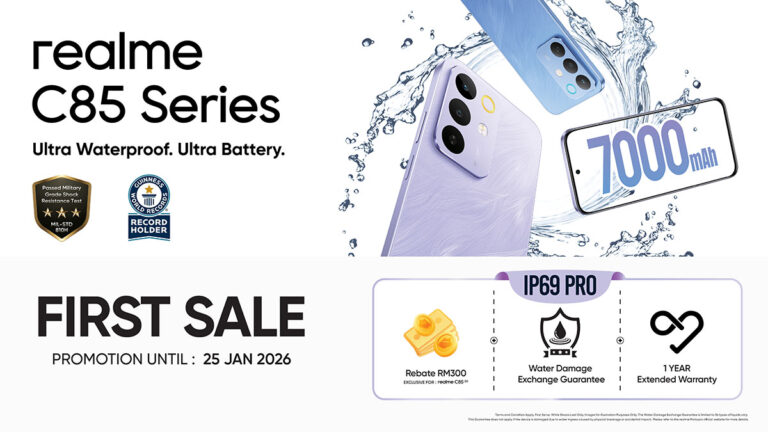 realme C85 Series is First in Segment with 7000mAh and Free Water Damage Exchange