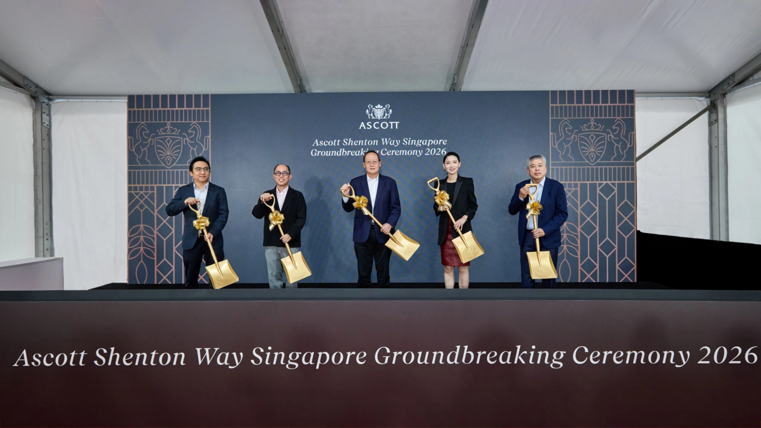 Ascott And New Vision Break Ground on Global Flagship Ascott Shenton Way Singapore