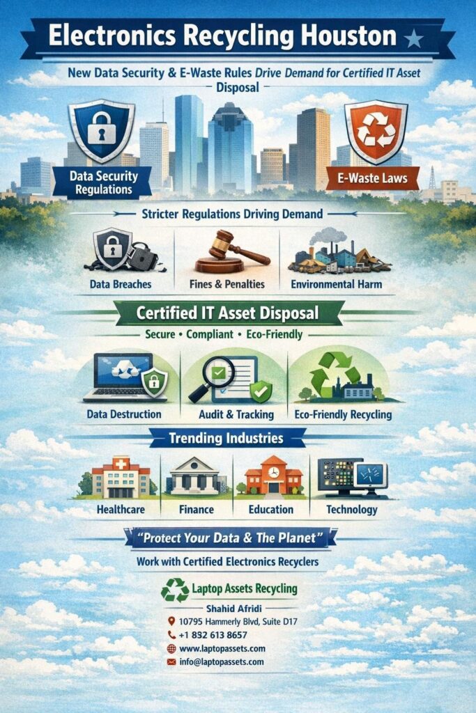 Electronics Recycling Houston: New Data Security and E-Waste Rules Drive Demand for Certified IT Asset Disposal