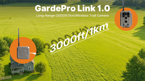 GardePro Launches World’s First 3,000ft (1km) Long Range Wireless Trail Camera, Breaking WiFi Distance Limits GardePro Launches World's First 3,000ft (1km) Long Range Wireless Trail Camera, Breaking WiFi Distance Limits