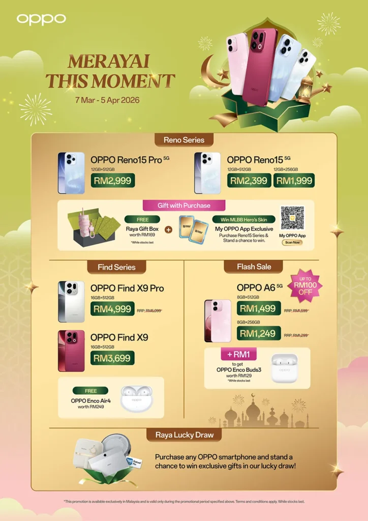 OPPO Malaysia Enhances the Ramadan Spirit with Tapak Reno, Showcasing the Latest Reno15 Series