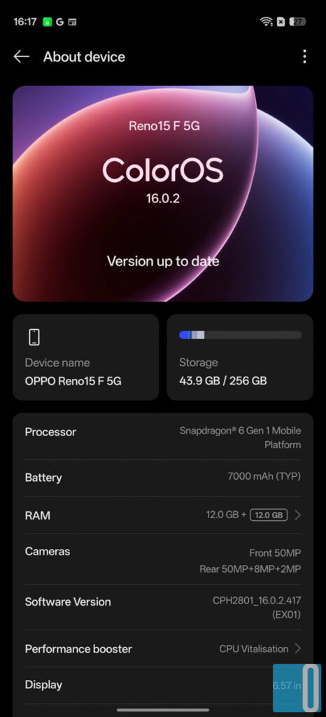 OPPO Reno15 F Review