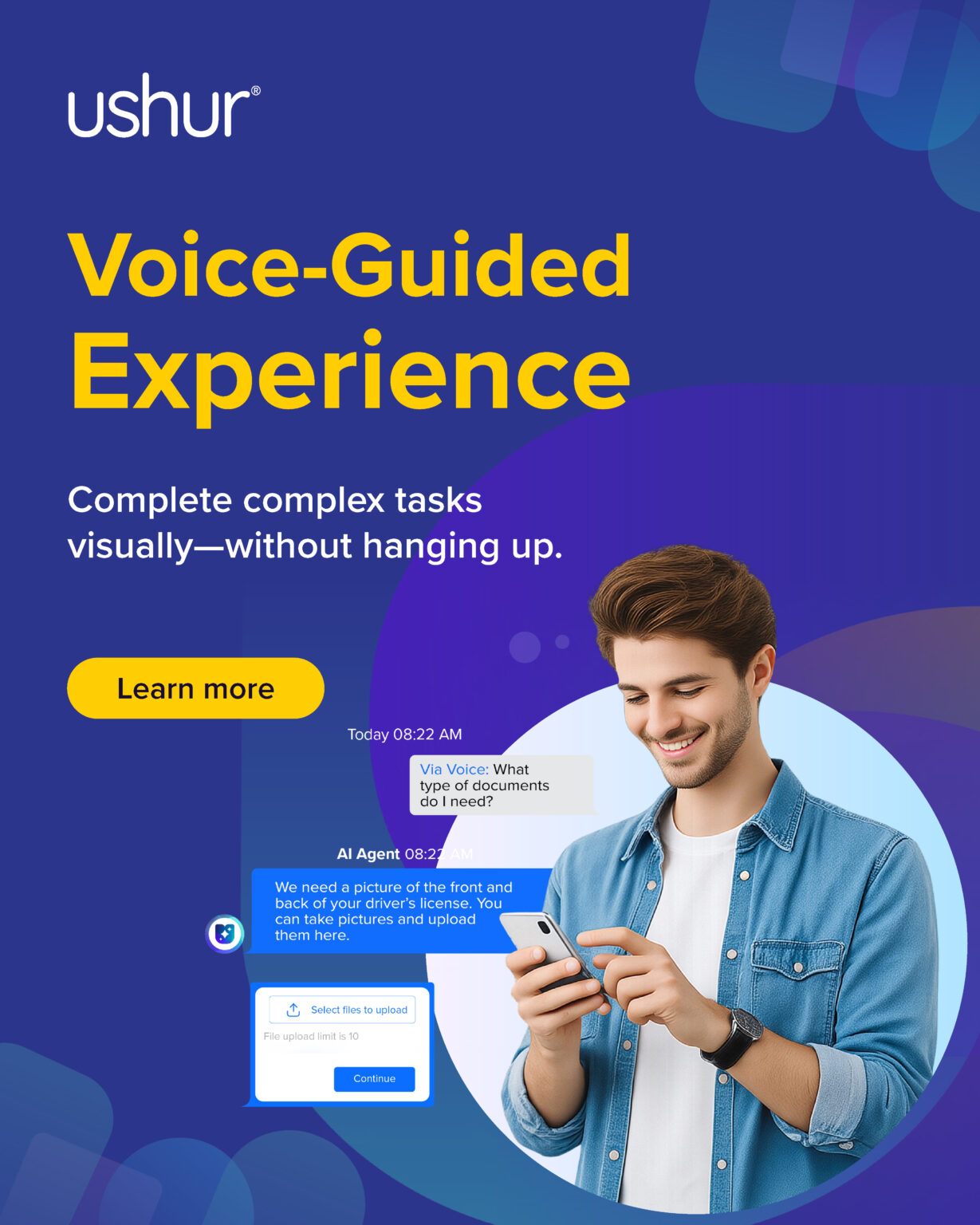 Ushur Launches Voice-Guided Experience for Synchronized Voice and Visual Customer Interactions in Regulated Industries