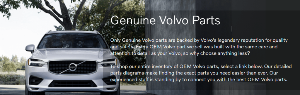 Volvo Parts Webstore Expands Online Catalog With New Categories for Volvo’s Latest Electric Models