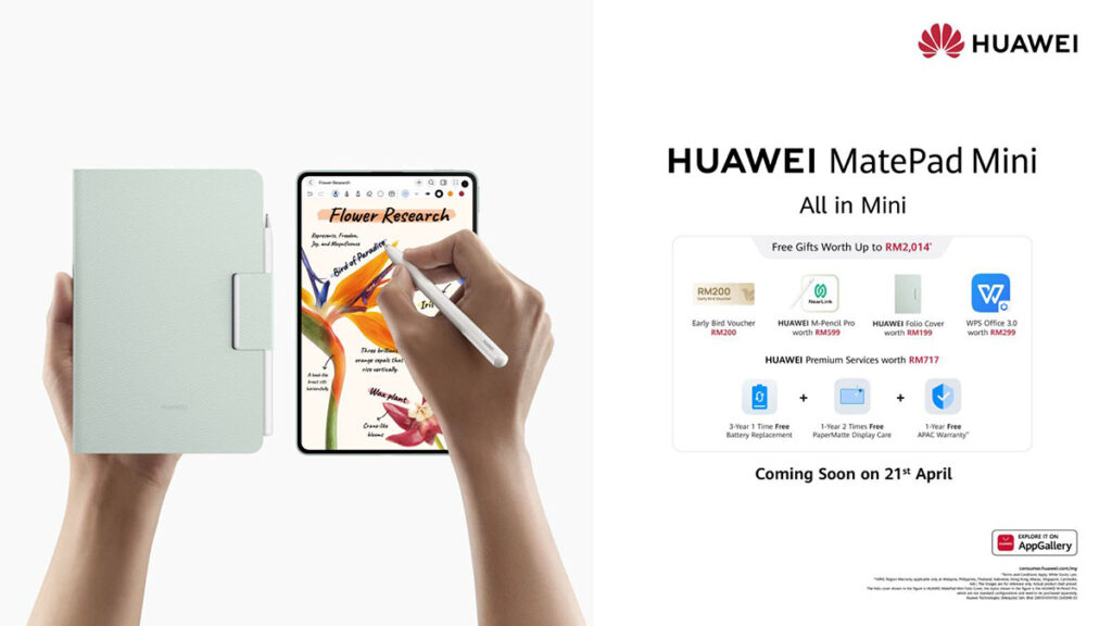 HUAWEI Launches the MatePad Mini and WATCH GT Runner 2 in Malaysia