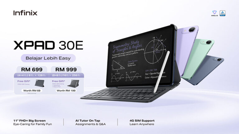 Belajar Lebih Easy: Infinix Launches the XPAD 30E in Malaysia Starting at Just RM699