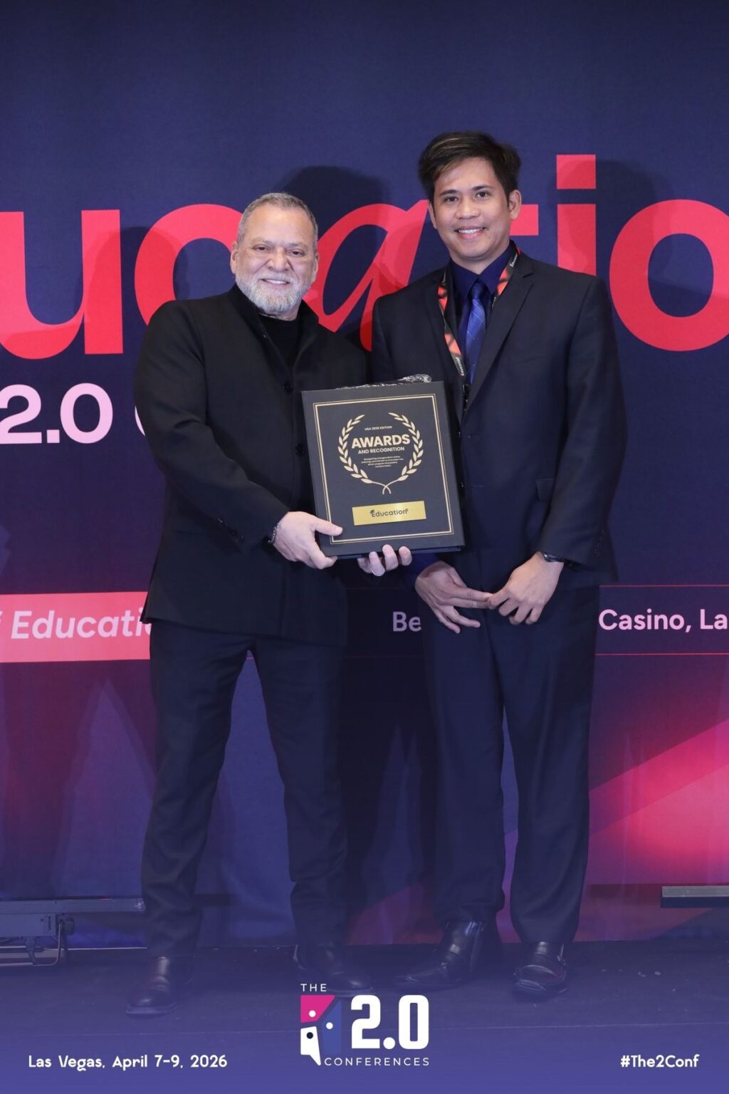 Mark Narreto Honored With The “Excellence In Education Award” At Education 2.0 Conference, 2026 Edition
