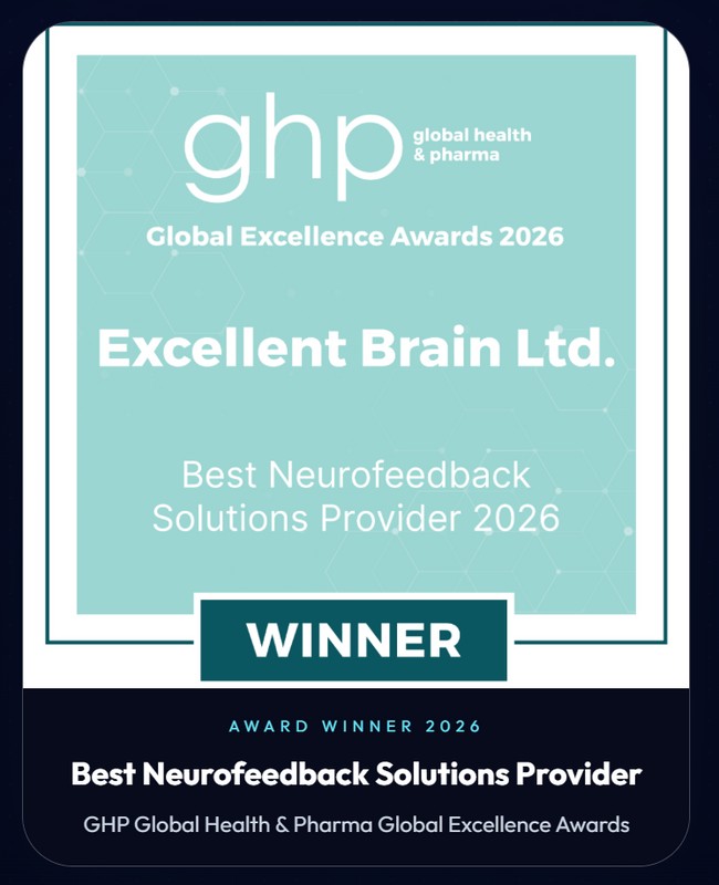 Excellent Brain Ltd. Wins Neurofeedback Award Excellent Brain Ltd. Wins Neurofeedback Award