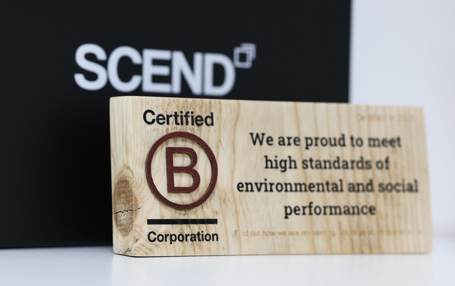 SCEND becomes one of the few UK logistics providers to hold B Corp Certification SCEND becomes one of the few UK logistics providers to hold B Corp Certification