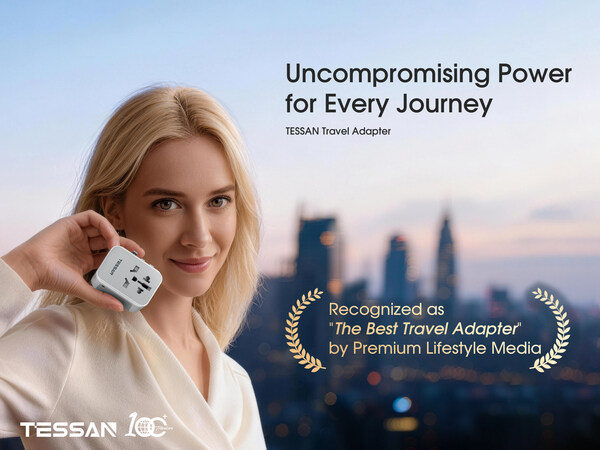 TESSAN's Universal Travel Adapter Crowned "The Best Travel Adapter" in Esquire's 2026 Travel Awards