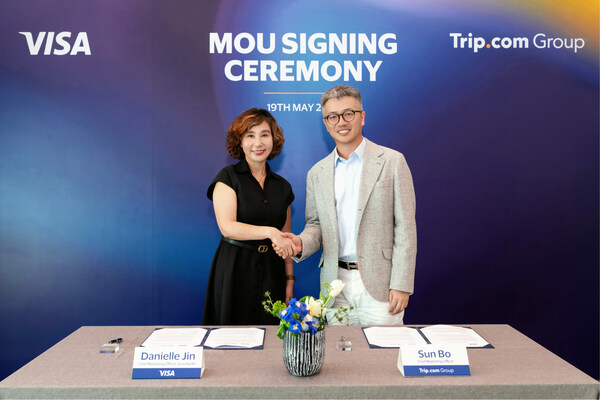 Visa and Trip.com Group Ink Strategic Collaboration, Enabling Consumers to Chase Their Passions Through Travel Visa and Trip.com Group Ink Strategic Collaboration, Enabling Consumers to Chase Their Passions Through Travel