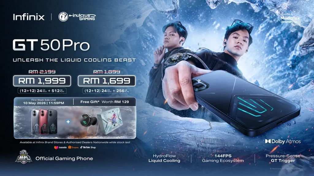 The Infinix GT 50 Pro Brings Pro-Grade Thermal Tech to Malaysian Gamers