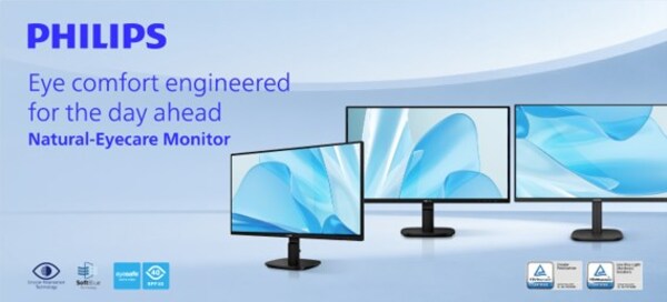 Philips Business Natural-Eyecare Monitor Integrates TÜV Rheinland-Certified Circular Polarization Light to Support All-Day Office Viewing Philips Business Natural-Eyecare Monitor Integrates TÜV Rheinland-Certified Circular Polarization Light to Support All-Day Office Viewing
