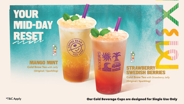 The Coffee Bean & Tea Leaf® brings “MIXERS” Beverage platform to Singapore The Coffee Bean & Tea Leaf® brings "MIXERS" Beverage platform to Singapore
