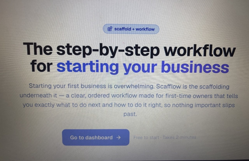 Scafflow Launches To Turn First-Time Founders Into Capable Business Owners, Not Just Registered Ones