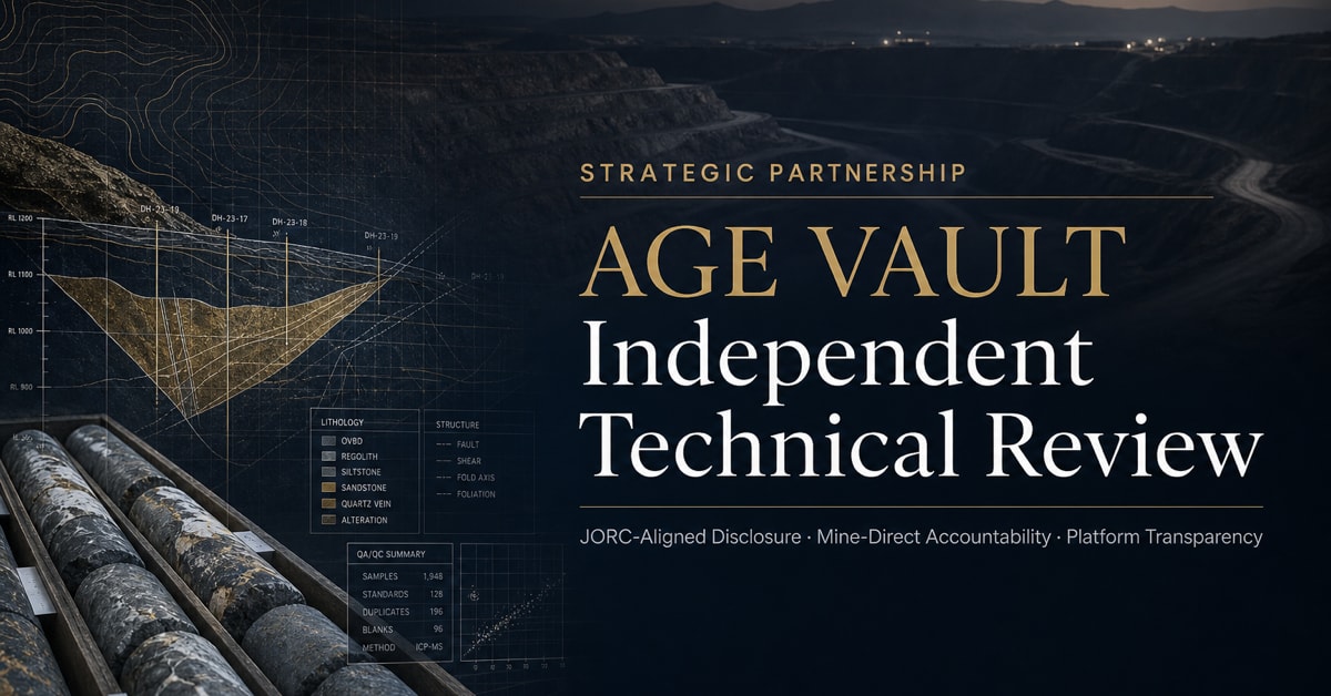 AGE VAULT And SRK Consulting Announce Strategic Partnership