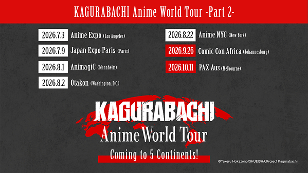 Anime "Kagurabachi" Unveils Details For Anime World Tour Part 2!