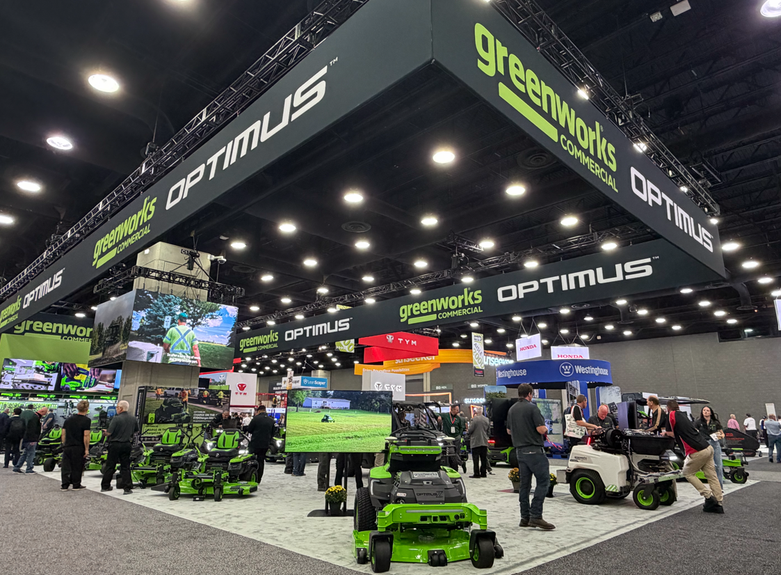 Power Your Optimus Crew— Greenworks Commercial OPTIMUS Ecosystem Arrives At Equip Expo 2026